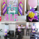 Disney Princess Balloon Decorations with Tarp & Letters at Amisa Residences Clubhouse