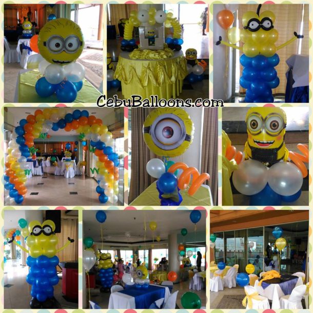 Minions Balloon Decors at Penthouse Sugbutel