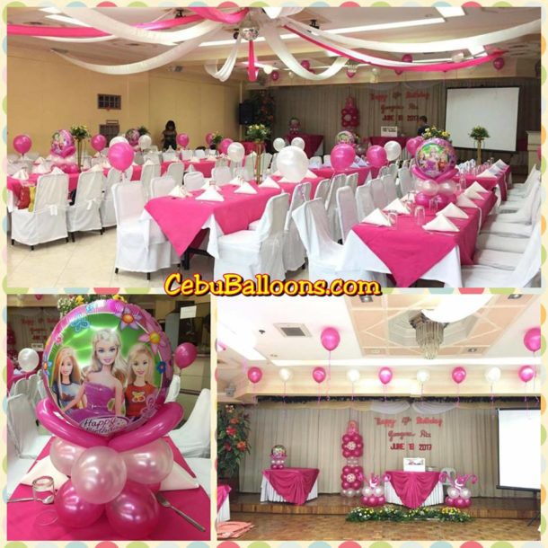 Barbie-themed Setup at Cebu Northwinds