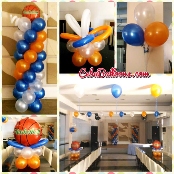 Basketball Balloon Decors at Aicila Suites