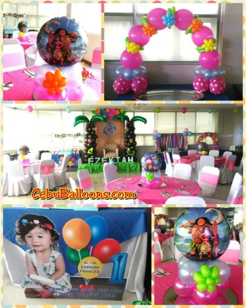 Decorations for Ezekiah Francis - Moana Theme