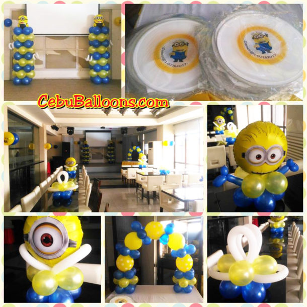 Minions Balloon Setup at Aicila Suites