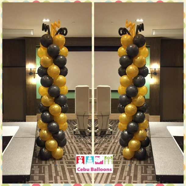 8-Feet Balloon Pillars at Bai Hotel