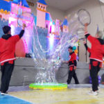 The Dancers showing some bubbles
