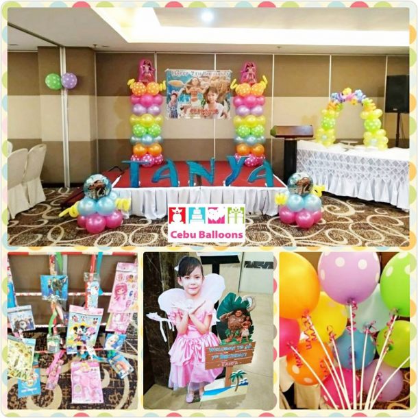 Tanya's Balloon Decors with Party Supplies Moana Themed