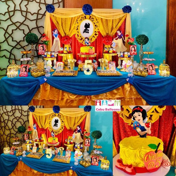 Snow White Cake and Dessert Buffet