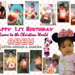 Abby (Lesley Zamora) 1st Birthday (Minnie Mouse)