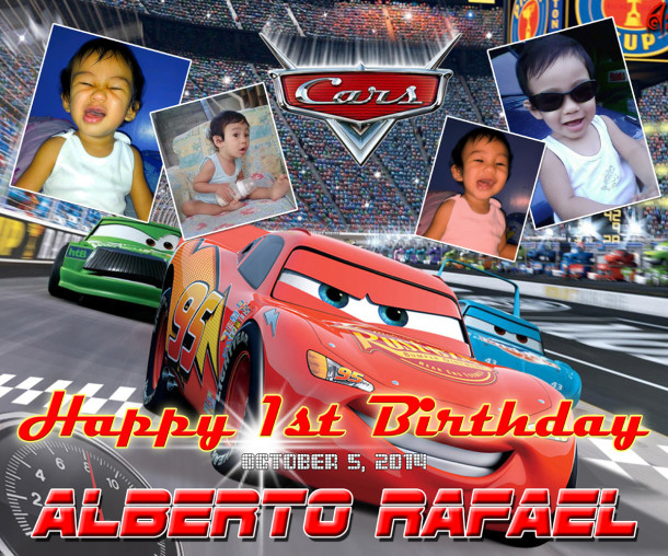 Alberto Rafael 1st Birthday (Cars)