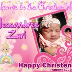 Alessandree Zuri's Christening Tarpaulin Design