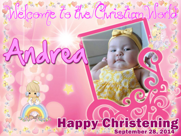 Andrea (Joecel) Christening