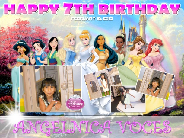 Angelnica's 7th Birthday (Princess)