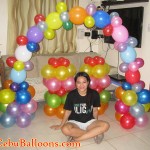 Balloon Arch and Stage Decoration (Candyland Theme)