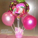 Balloon Centerpiece (Strawberry Shortcake)