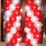 Balloon Columns (Red & White)