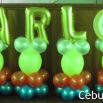 Balloon Decorations with Letters