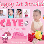 Caye (Gohetia) Turns 1 (Hello Kitty)