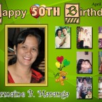 Charmaine’s Birthday (Abstract Green)