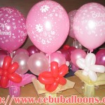 Christening Centerpieces (Pink Flower)