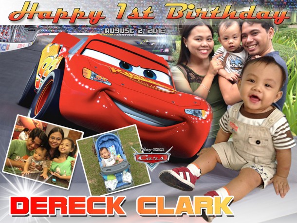 Dereck Clark's Lightning McQueen Tarpaulin