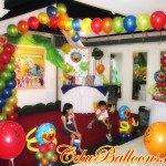 Elmo Balloon Decoration at Metro Park Hotel