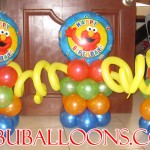 Stage Decoration (Elmo Balloons)