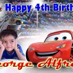 George Alfred (Cars Theme Tarpaulin)