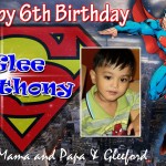 Glee Anthony’s 6th Birthday (Superman Theme)