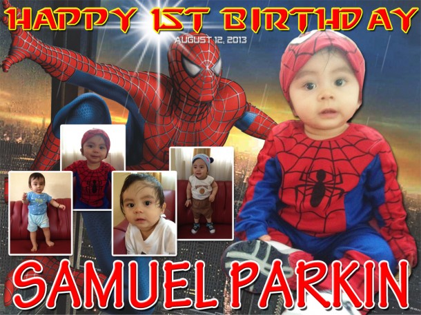 Grace Samuel Parkin's Spiderman Tarpaulin Design