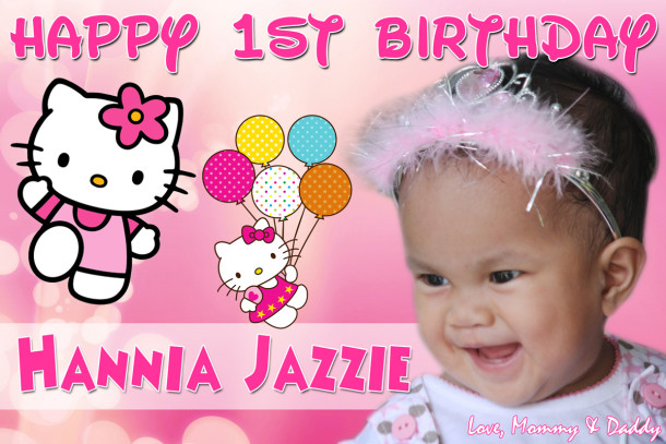 Hannia (Mejorada) 1st Birthday (Hello Kitty)