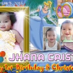 Jhana Cristyl Birthday & Christening (Cinderella)