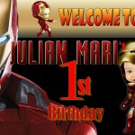 Jian's 1st Birthday (Ironman Tarpaulin)