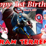 Kierran Terrence 1st Birthday (Captain America)