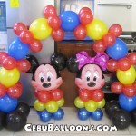 Mickey & Minnie Centerpiece with Cake Arch