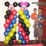 Mickey & Minnie Mouse Columns