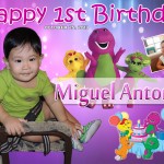 Miguel's Barney Theme 1st Birthday