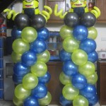 Minions Balloon Columns (One & Two Eyes)
