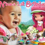 Nina's Strawberry Shortcake Tarpaulin Design