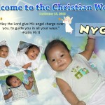 Nygel's Christening Tarpaulin Design