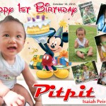 Pitpit's 1st Birthday (Mickey Mouse Theme)