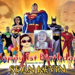 Sean Kevin 1st Birthday (Superman)