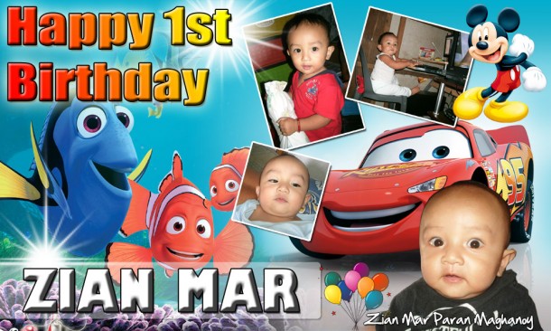 Zian Mar (Nemo, Cars, Mickey Mouse)