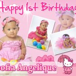 Zsofia Angelique's 1st Birthday Hello Kitty Design