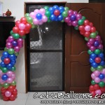 Floral Arch using Small Balloons