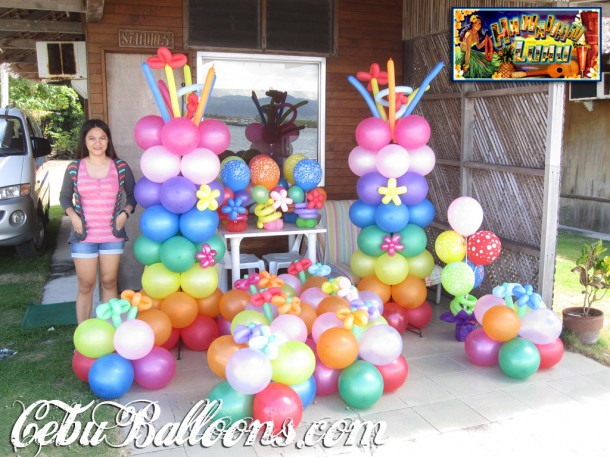 Balloon Decoration Package (Hawaiian Luau Theme) at Mactan Yacht