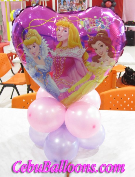Princess Mylar Centerpiece