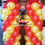 Balloon Columns for Julie's Bakeshop Opening