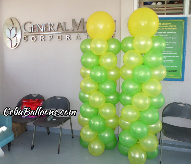 Balloon Pillars at General Milling Corporation