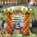 Castle Balloon Pillars for Wellmade Manufacturing Corporation