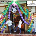 Mardi Gras Balloon Arch & Sculpture for Unilever at Shangri-La Mactan Cebu