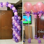 Pink & Purple Balloon Decors for Lakwatsa